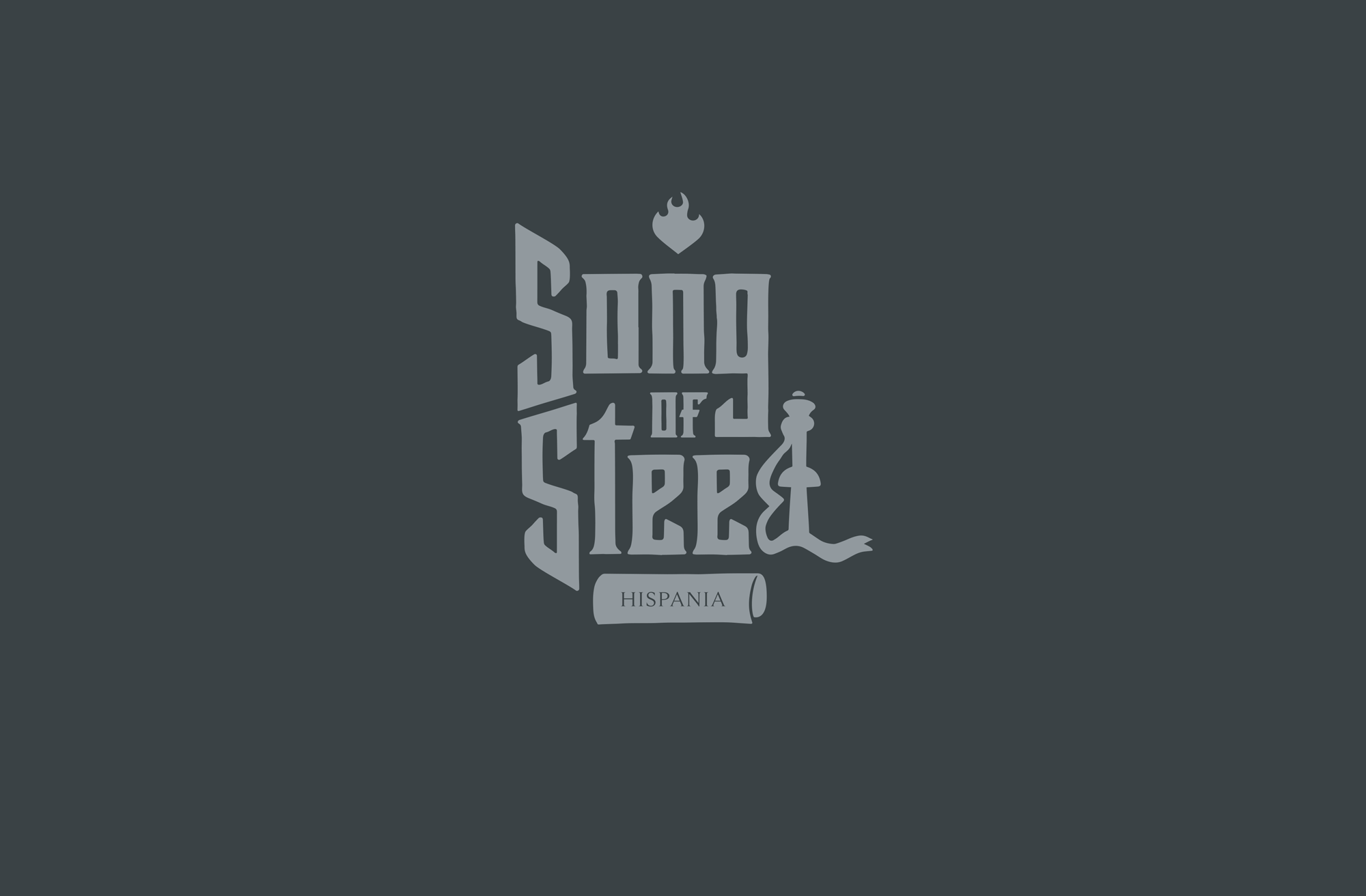 Logo v2 blanco y negro Songs of Steels